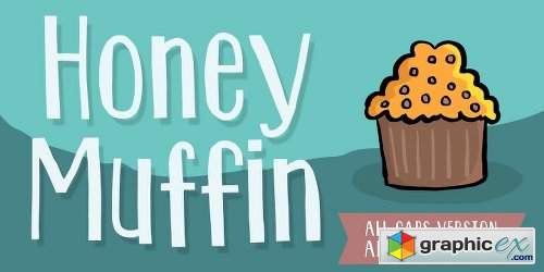 Honey Muffin Font Family - 4 Fonts