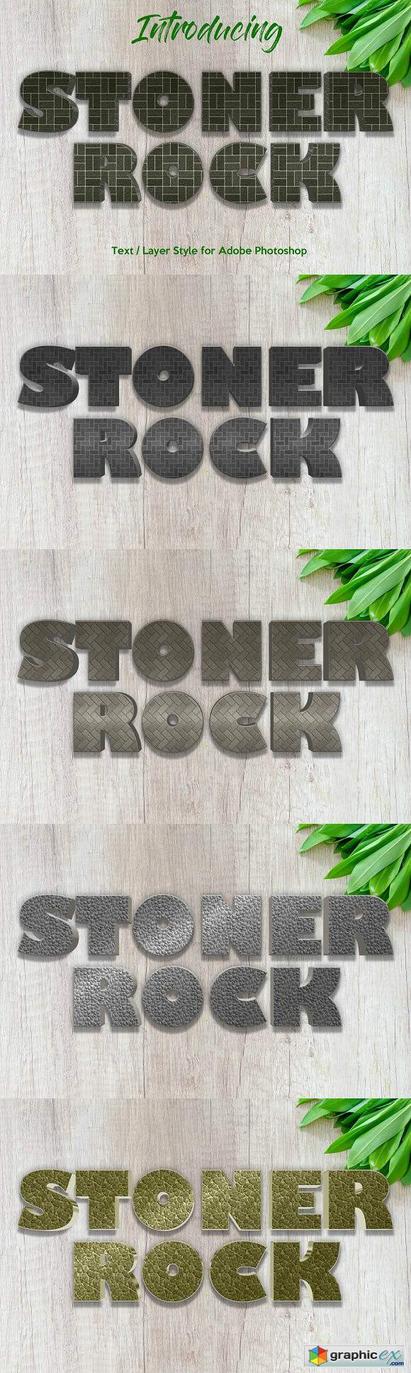 10 Stone Rock Layer Style