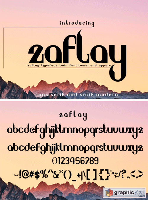 Zaflay Font