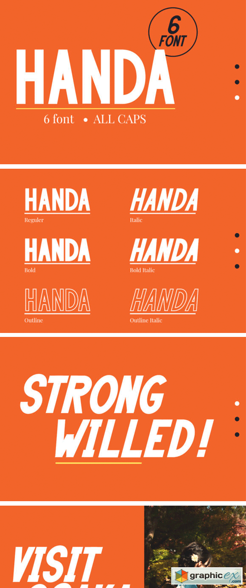 Handa Font Family