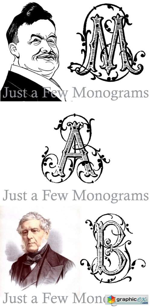 Just A Few Monograms Font