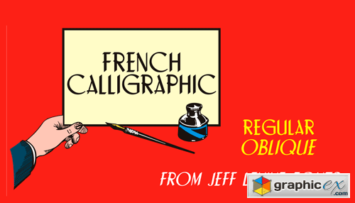 French Calligraphic JNL Font
