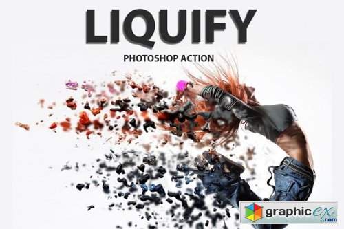 Liquify Photoshop Action 3472884