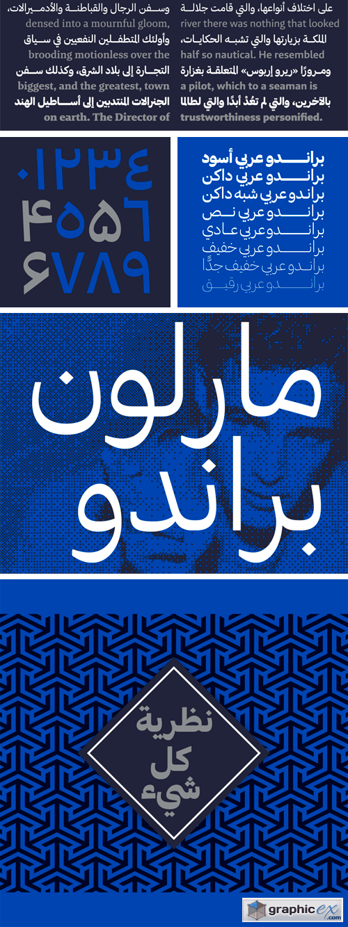 Brando Arabic Font Family