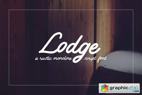 Lodge Script Rustic & Clean