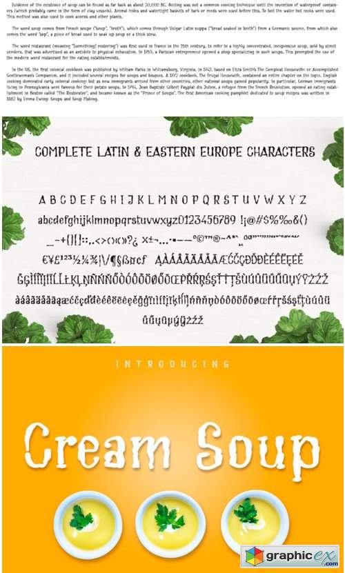 Cream Soup Font