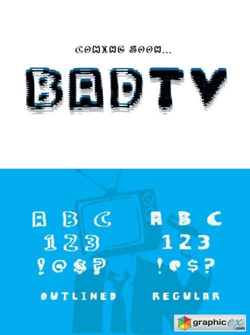 Bad TV Font