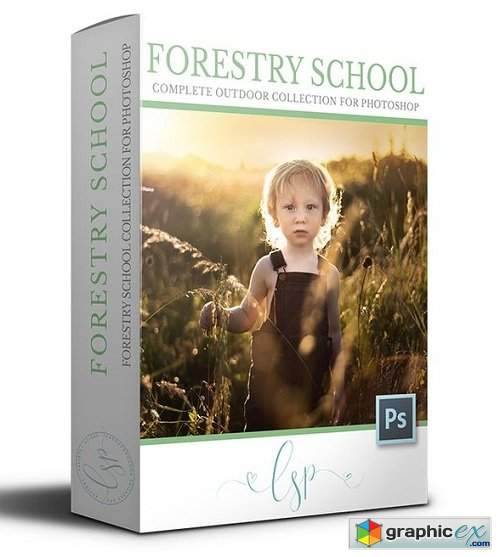 Forestry School - The Outdoor Photoshop Action Collection