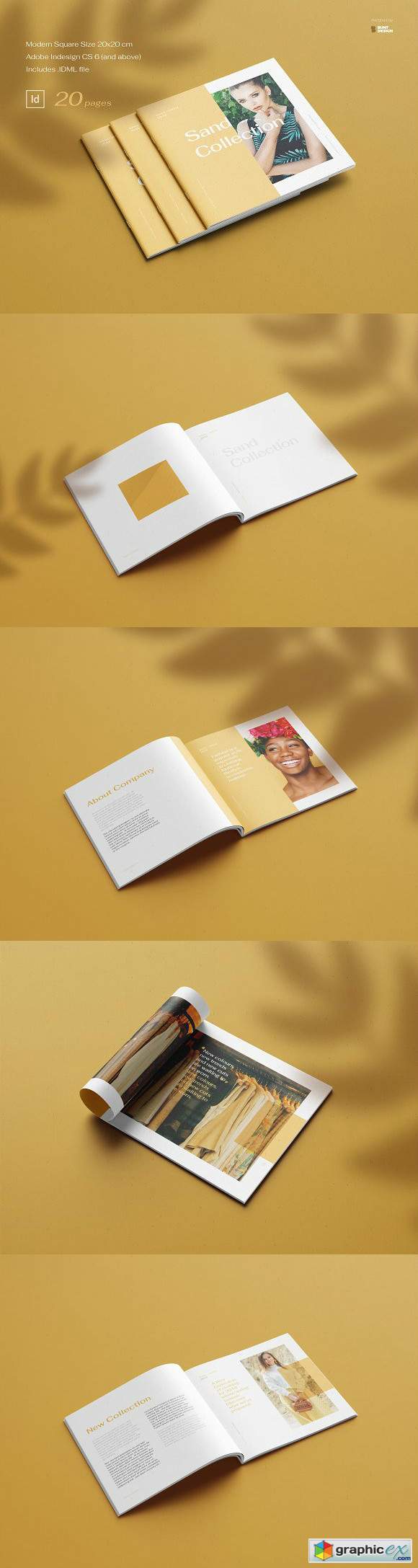 Sand Collection Brochure Template