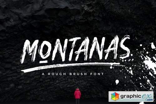 Montanas Brush Font