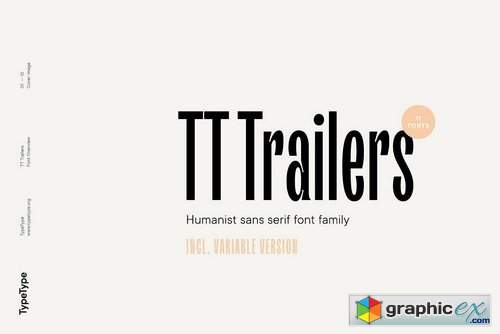 TT Trailers Font Family