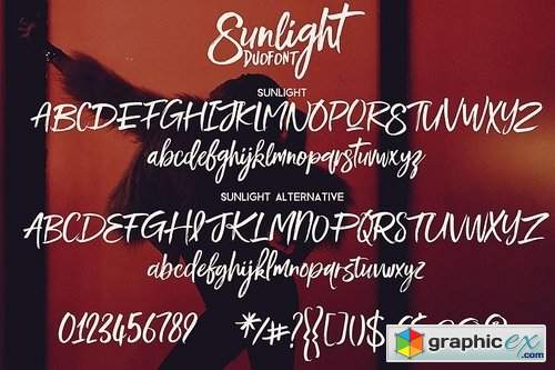 Sunlight - Brush Font Duo