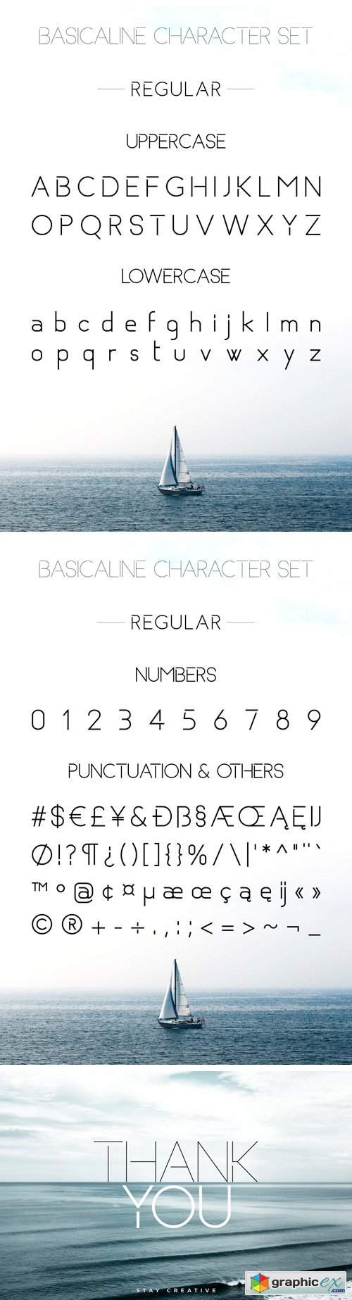 Basicaline Sans Serif Font