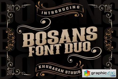 Bosans Font Duo