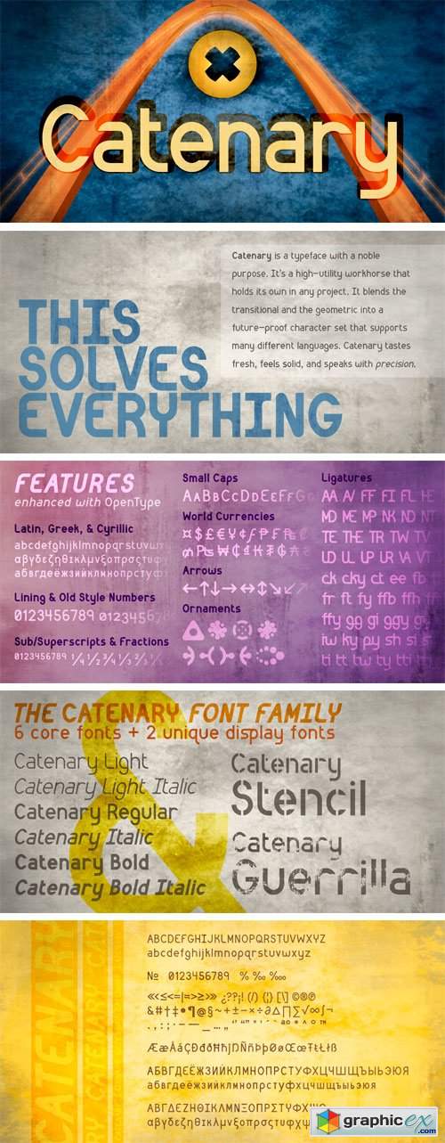 Catenary Font Family