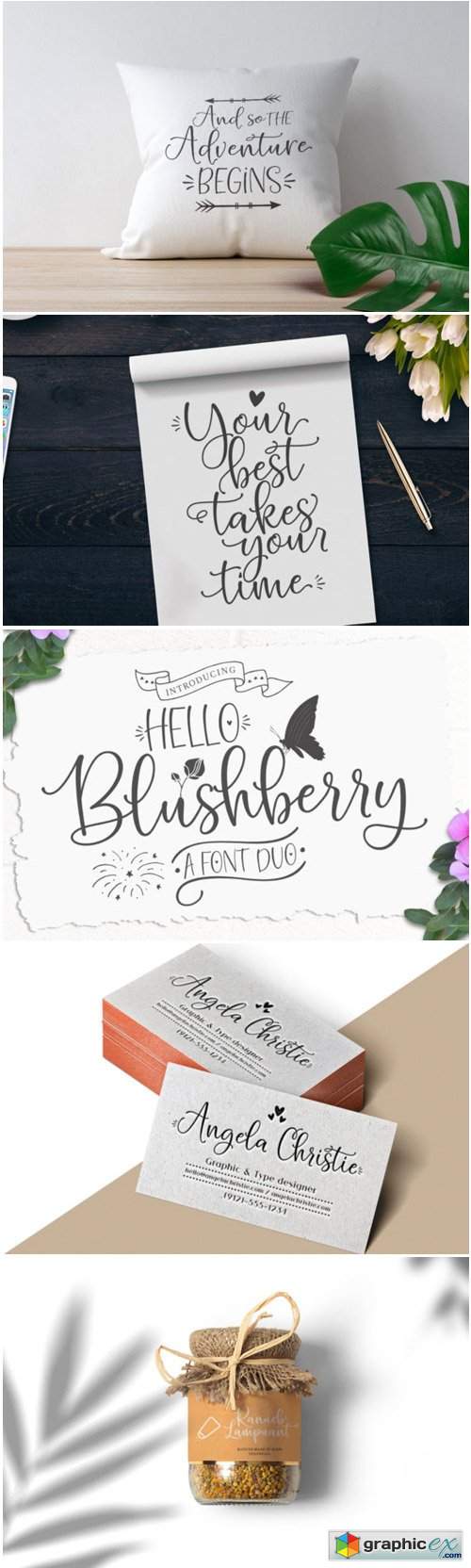 Hello Blushberry Duo Font