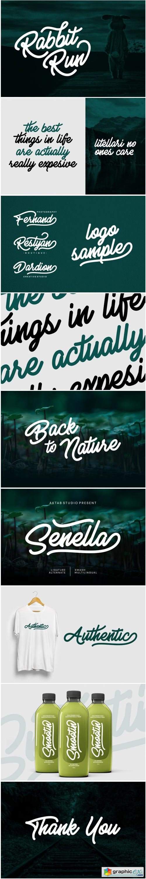 Senella Script Font