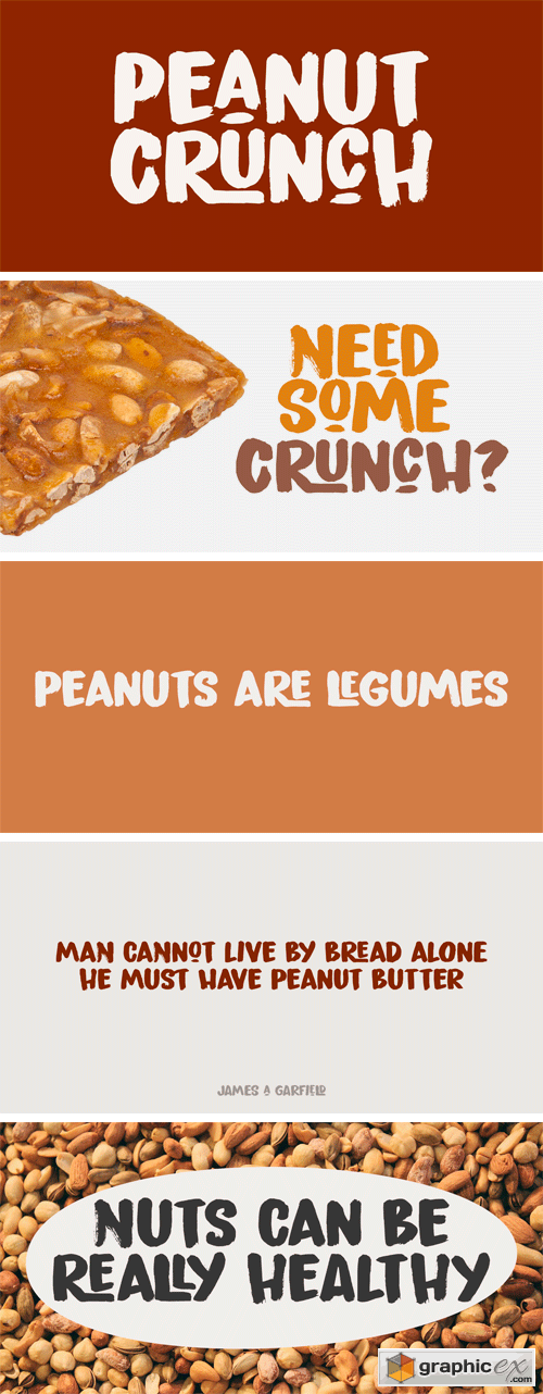 Peanut Crunch Font Family
