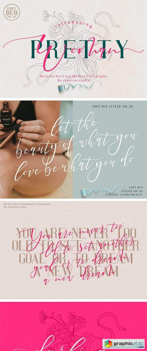 Pretty Woman || Couple Font Duo