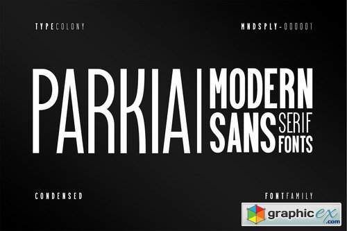 Parkia - Condensed Typeface (SALE)