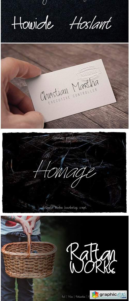 Homage Font Family