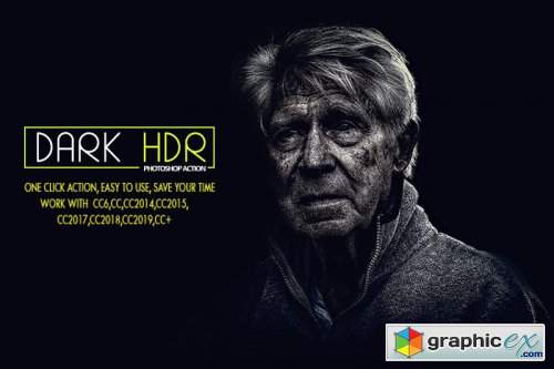 Dark HDR Photoshop Action