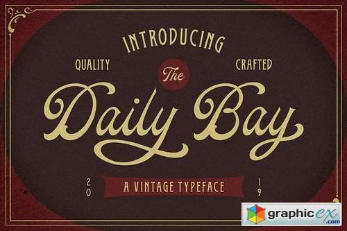 Daily Bay Font Duo + Extras