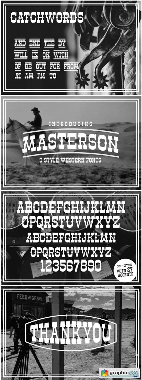 Masterson Font Family