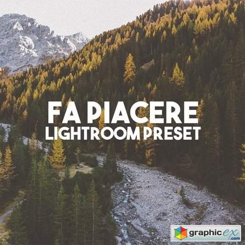 Walter Quiet - Preset vintage "Fa Piacere" Lightroom & Camera Raw