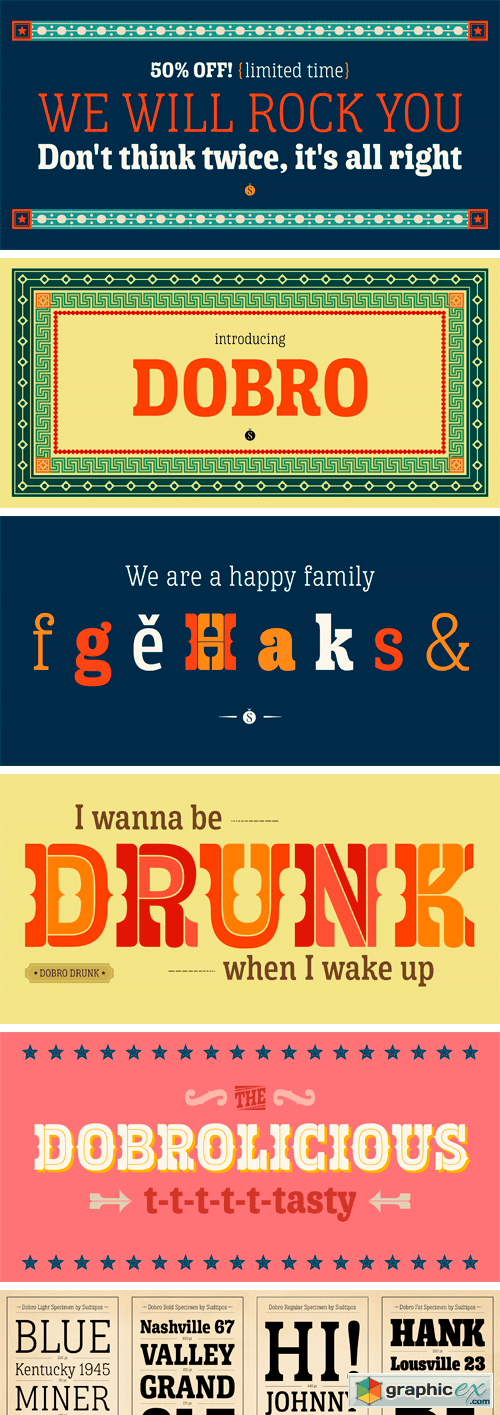 Dobro Font Family