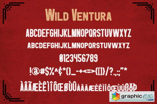 Wild Ventura Vintage Font