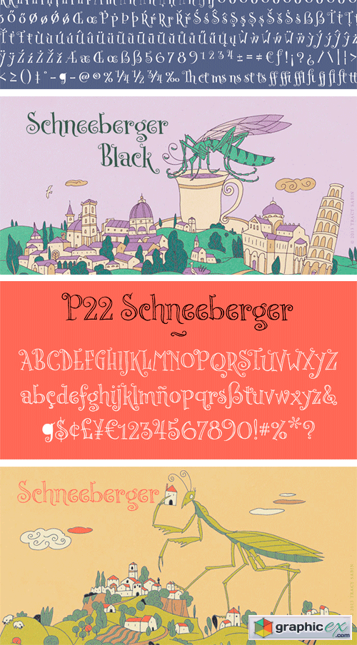 P22 Schneeberger Font