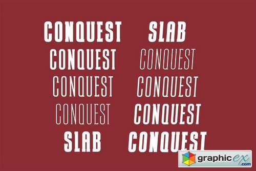 CONQUEST Sans & Slab Serif