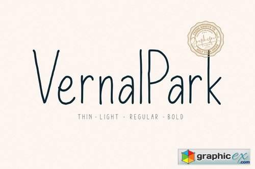 Vernal Park Font Family