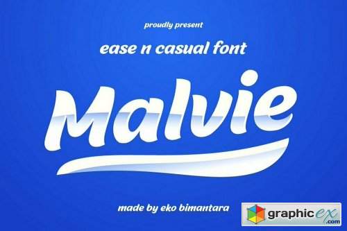 Malvie Font Family - 2 Fonts