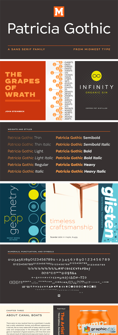Patricia Gothic Font Family
