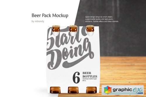 Beer Pack Mockup