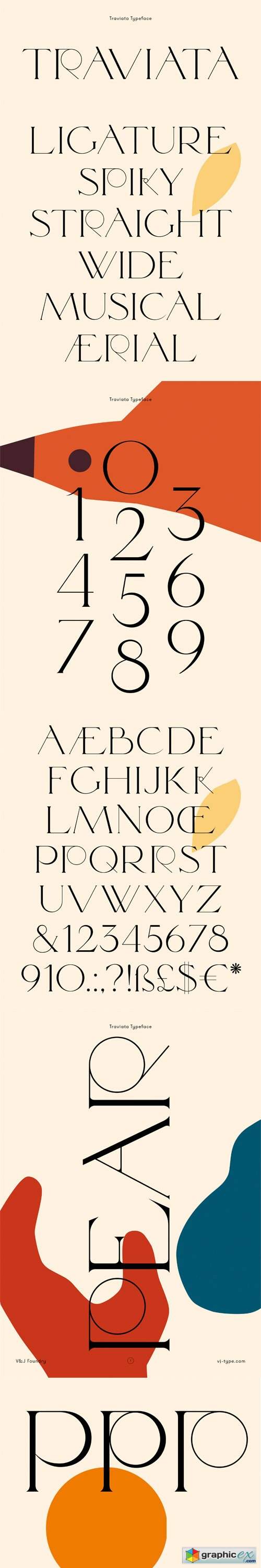 VJ Traviata Typeface