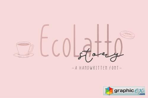 Ecolatto Story - Handwritten Font Duo