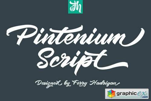 Pintenium Script Font