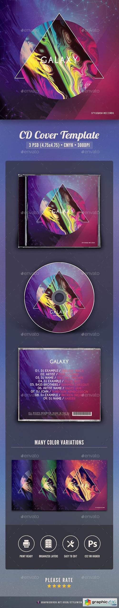 Galaxy CD Cover Artwork