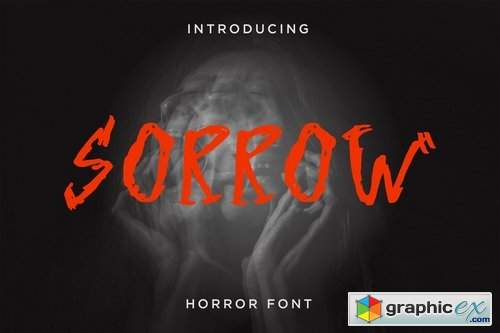 Sorrow - Horror Font