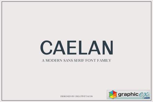 Calean Sans Serif Font Family