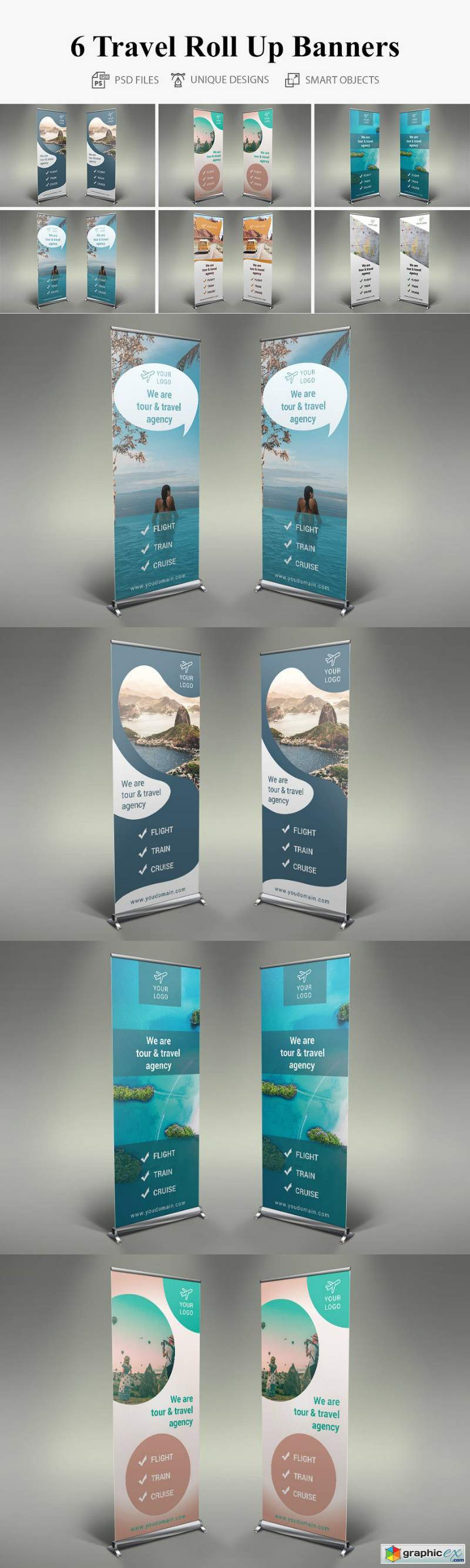 Travel Roll Up Banners
