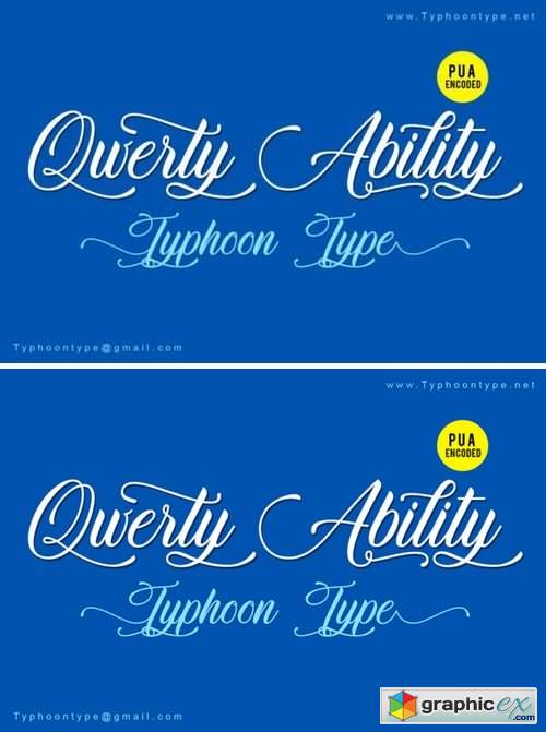 Qwerty Ability font