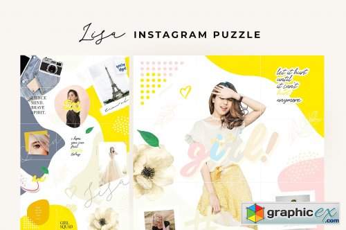 Lisa - instagram puzzle