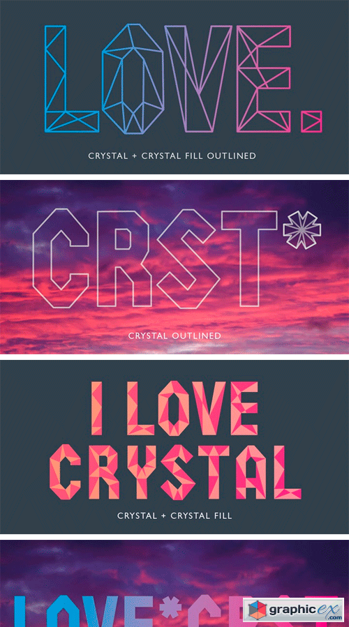 Crystal Font Family