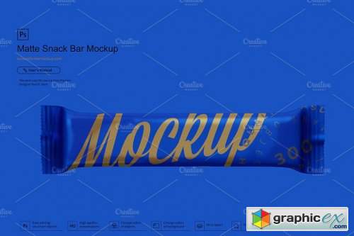 Matte Snack Bar Mockup 3649516
