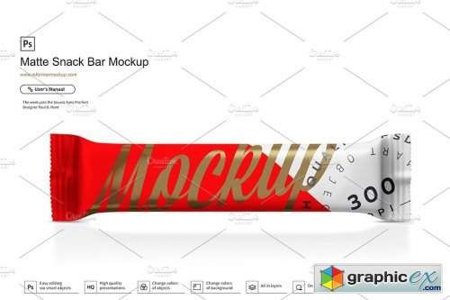 Matte Snack Bar Mockup 3649516