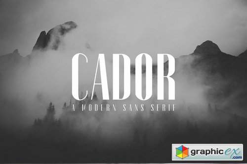 Cador Sans Serif Font Family Pack
